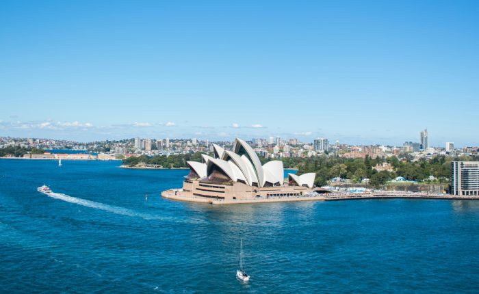 Oceania continent outline